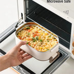 1500Ml Double Layers Stainless Steel 304 Thermal Lunch Box with Insulation Bag Leak-Proof Bento Box Adult Student Food Container