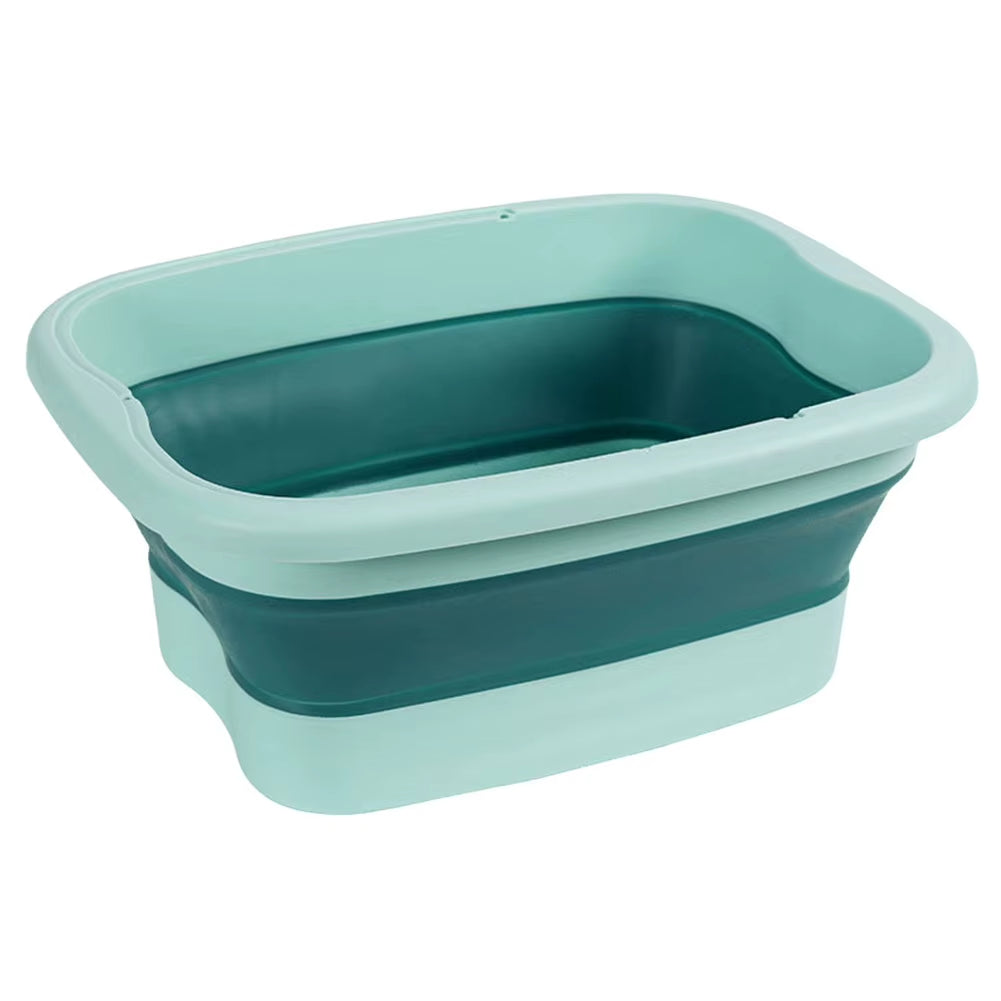 Portable Footbath Massage Bucket Easy to Store Foot Soaking Bath Tub Folding Basin for Relaxing and Pain Relief