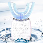 U-Type Toothbrush 360 Degrees Intelligent Silicon Head Sonic Electric Toothbrush Automatic USB Charge Waterproof Toothbrush