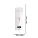 500ML Electric Kettles Portable Tea Coffee Kettle Travel Boil Water Thermal Cup Anti-Scald Water Bottle English Menu