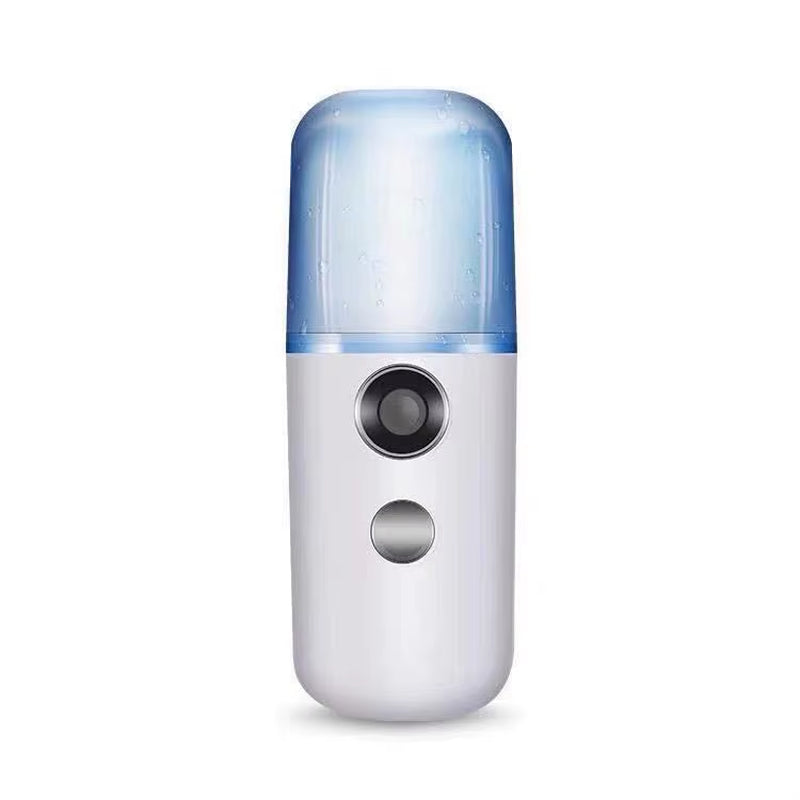 Mini Facial Steamer Nano Spray Moisturizing Vaporizer Face Mist Cold Spray Machine Humidifier Portable Beauty Humidificador USB