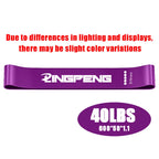 Portable Fitness Workout Equipment Rubber Resistance Bands Yoga Gym Elastic Gum Strength Pilates Crossfit Women Weight Sports