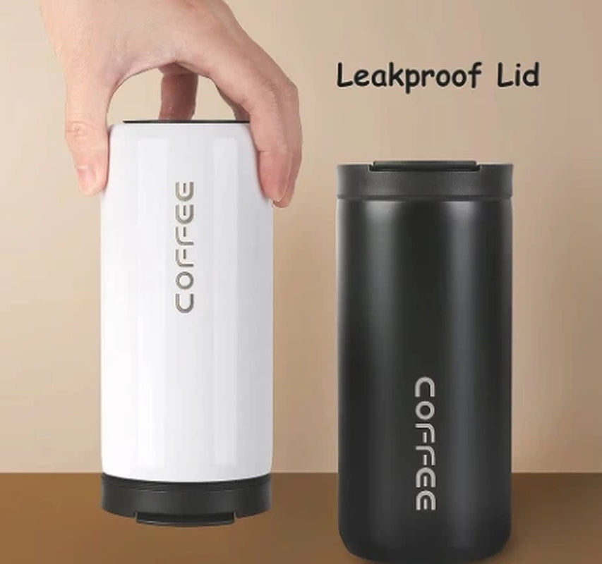 400ML Stainless Steel Coffee Thermos Bottle Thermal Mug Leakproof Car Vacuum Flasks Coffee Cup Travel Portable Insulated Bottles