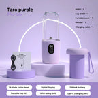 500ML Portable Blender with Lid Rechargeable Wireless Orange Juicer 16 Stainless Blades USB Smoothie Vegetables Fruits Mixer