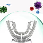 U-Type Toothbrush 360 Degrees Intelligent Silicon Head Sonic Electric Toothbrush Automatic USB Charge Waterproof Toothbrush