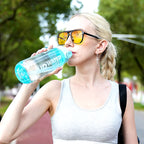 750Ml/25Oz Fruit Flavor Water Bottle 0 Sugar 0 Calories Sports Drinking Cup with 7 Fruit Pods Ideal for Fitness Sports Outdoor