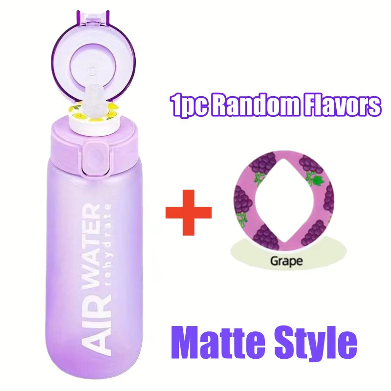 750Ml/25Oz Fruit Flavor Water Bottle 0 Sugar 0 Calories Sports Drinking Cup with 7 Fruit Pods Ideal for Fitness Sports Outdoor