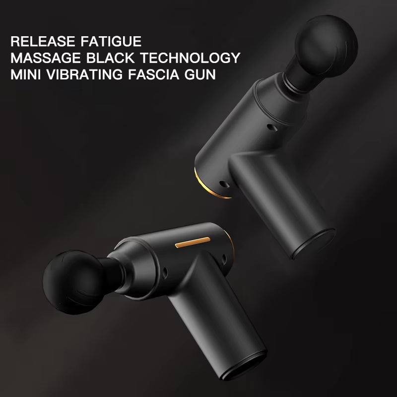 Portable Fascia Gun Deep Tissue Massage Mini Lightweight and Adjustable Speed Massage Equipment Suitable for the Whole Body
