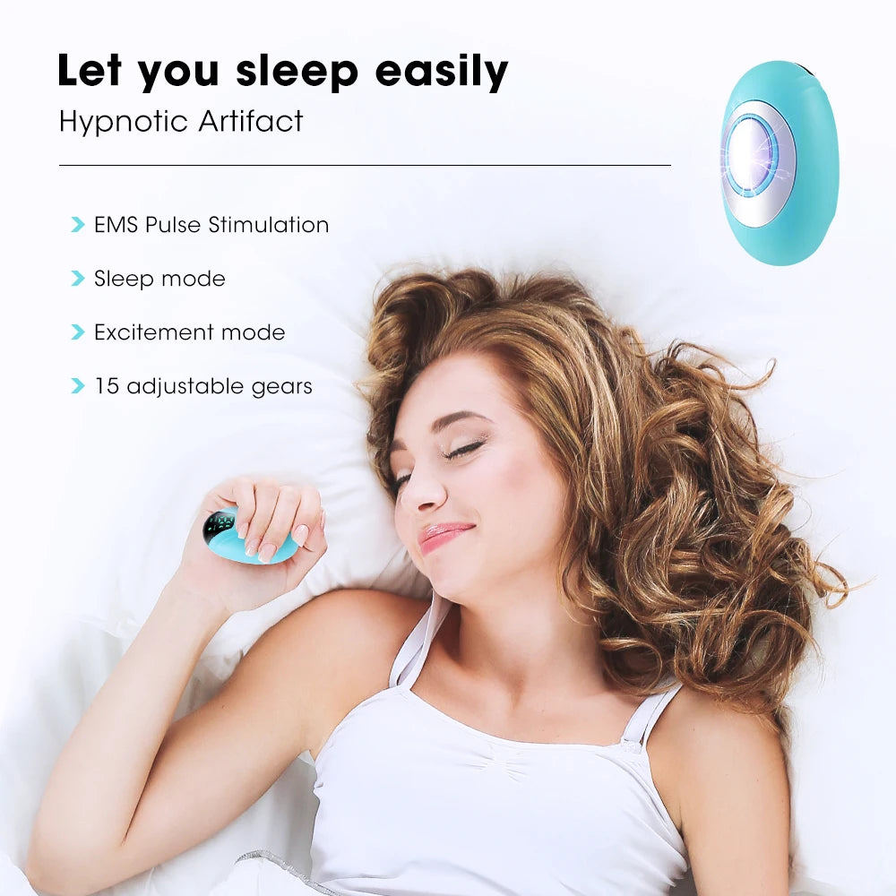 Smart Sleep Instrument Anxiety Relief Neuro Sleep Nerves Insomnia Soothe Device Pulse Stimulation Hand Held Sleeping Aid Device