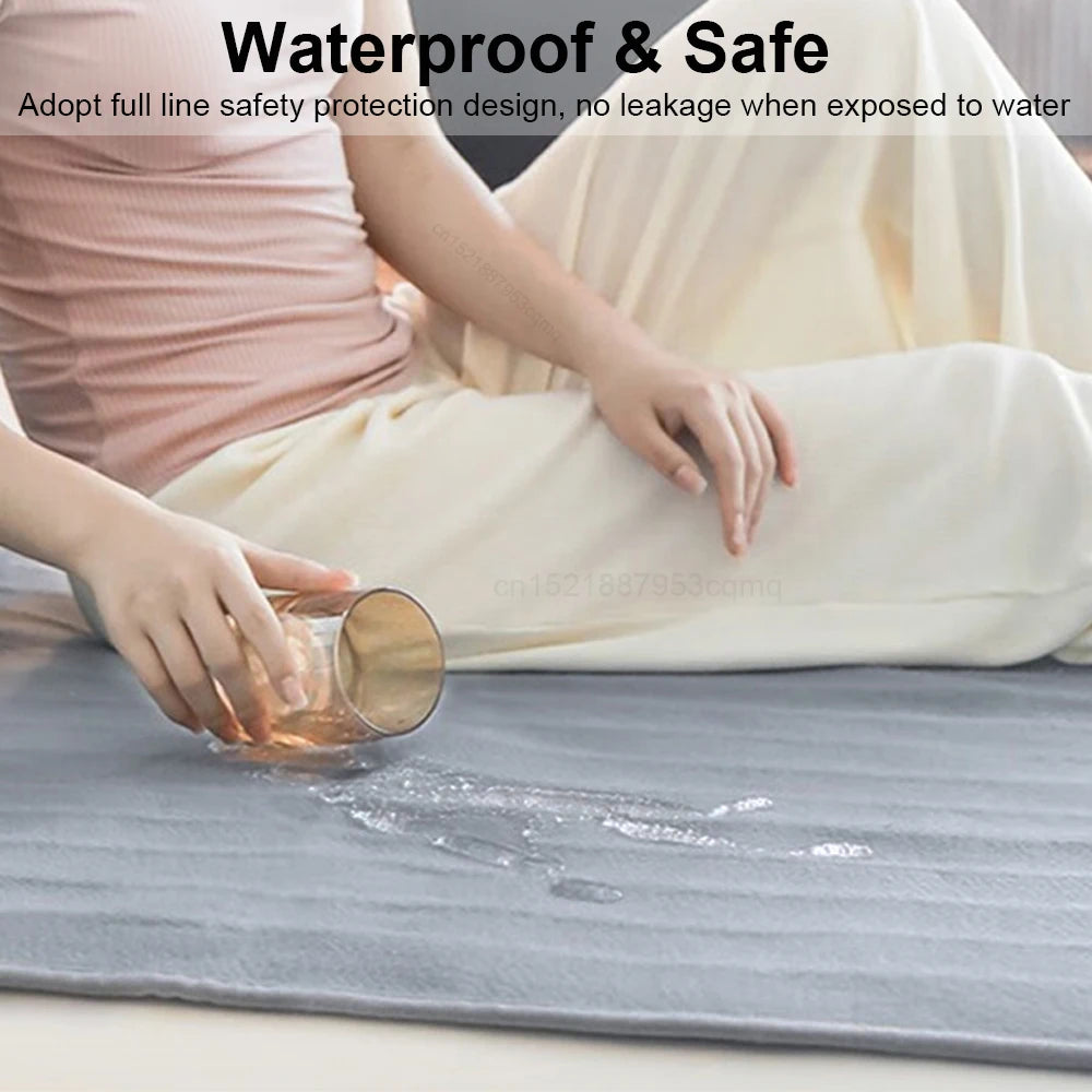 Electric Blanket 220V Electric Heating Blanket Thicker Automatic Thermostat Body Warmer Thermal Mattress for Room Blanket Heated