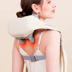Wireless Electric Shoulder Massager Air Compress Kneading Multifunctional Neck Massager Shawl Massaging Muscle Relaxing