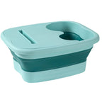 Portable Footbath Massage Bucket Easy to Store Foot Soaking Bath Tub Folding Basin for Relaxing and Pain Relief
