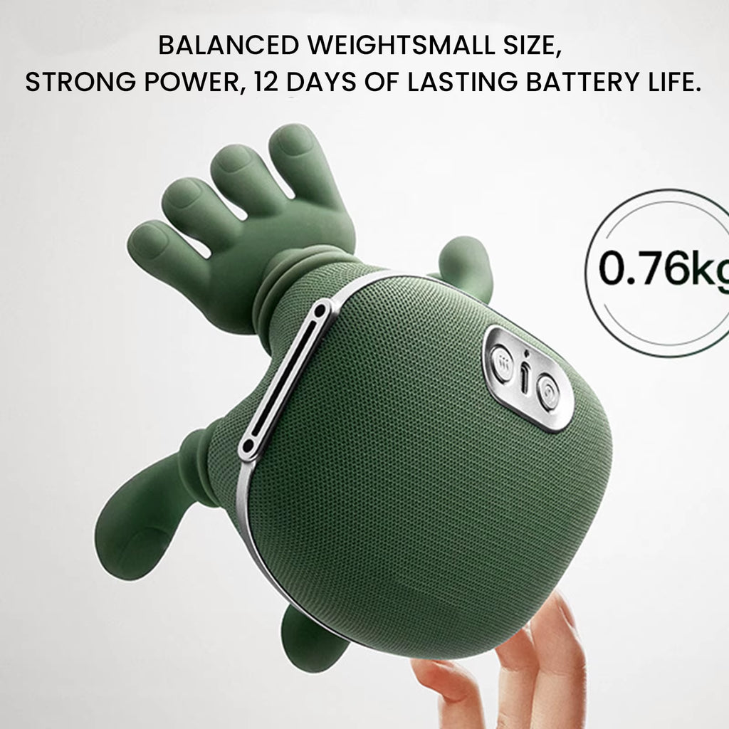 Bionic Neck Shoulder Massager Heated Back Massagers Electric Kneading Muscles Massage Pillow Neck Supplies Gifts for Friends