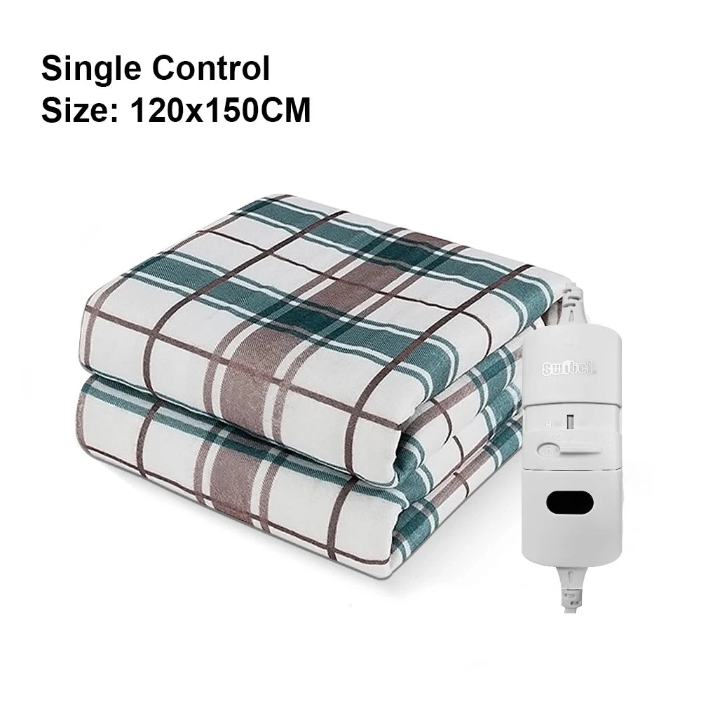 Electric Blanket 220V Electric Heating Blanket Thicker Automatic Thermostat Body Warmer Thermal Mattress for Room Blanket Heated