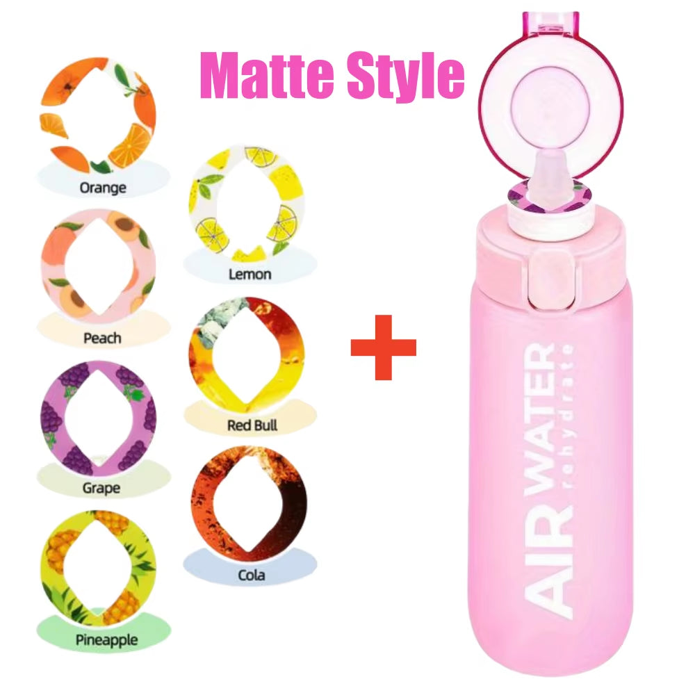 750Ml/25Oz Fruit Flavor Water Bottle 0 Sugar 0 Calories Sports Drinking Cup with 7 Fruit Pods Ideal for Fitness Sports Outdoor