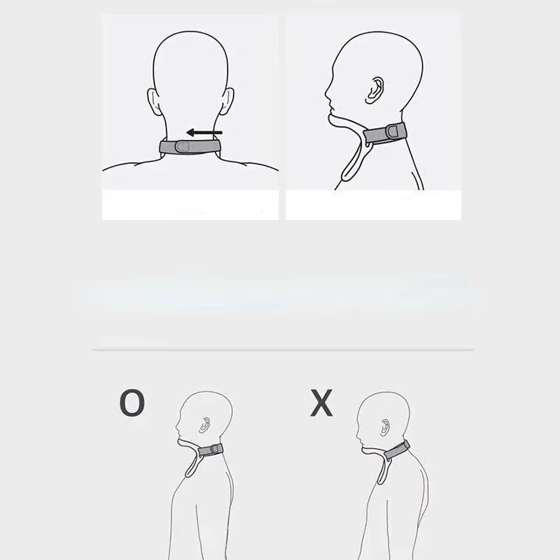 Neck Stretcher Posture Corrector Neck Brace Support Improve Pain Caused Girth Adjustable Correct Effectively Stretcher