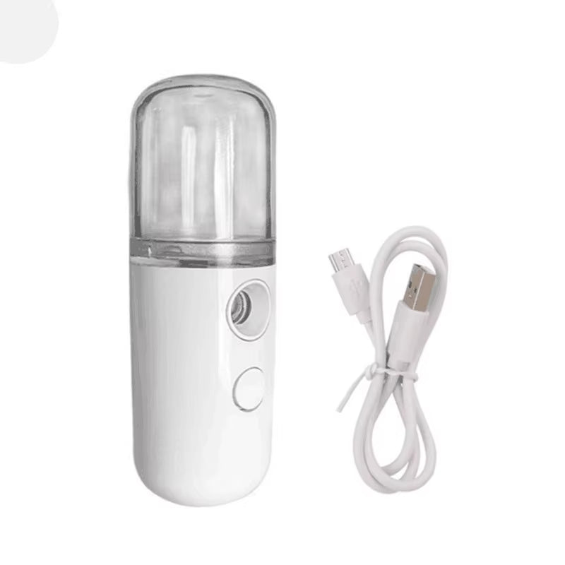 Mini Facial Steamer Nano Spray Moisturizing Vaporizer Face Mist Cold Spray Machine Humidifier Portable Beauty Humidificador USB
