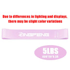 Portable Fitness Workout Equipment Rubber Resistance Bands Yoga Gym Elastic Gum Strength Pilates Crossfit Women Weight Sports