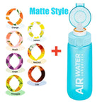 750Ml/25Oz Fruit Flavor Water Bottle 0 Sugar 0 Calories Sports Drinking Cup with 7 Fruit Pods Ideal for Fitness Sports Outdoor