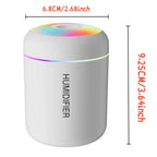 180ML Mini Air Humidifier USB Electric Aroma Diffuser Essential Oil Purifier Aromatherapy Mist Maker Lights for Car Home Bedroom