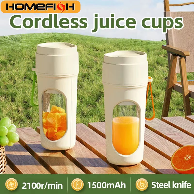 12 Blades Electric Portable Blender 350ML Juicer Fruit Mixers USB Rechargeable Smoothie Juicer Cup Squeezer Juice Maker