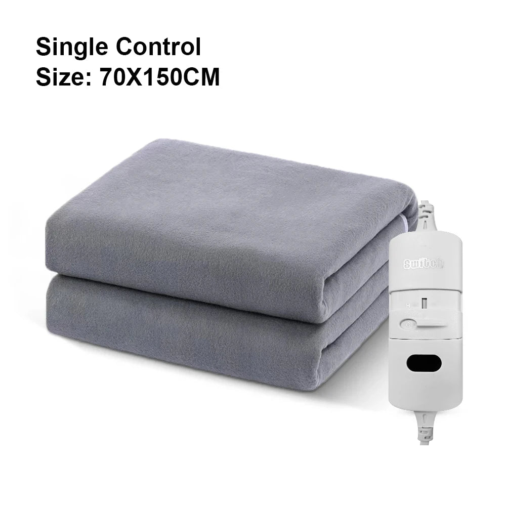 Electric Blanket 220V Electric Heating Blanket Thicker Automatic Thermostat Body Warmer Thermal Mattress for Room Blanket Heated