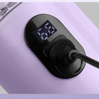 500ML Portable Blender with Lid Rechargeable Wireless Orange Juicer 16 Stainless Blades USB Smoothie Vegetables Fruits Mixer