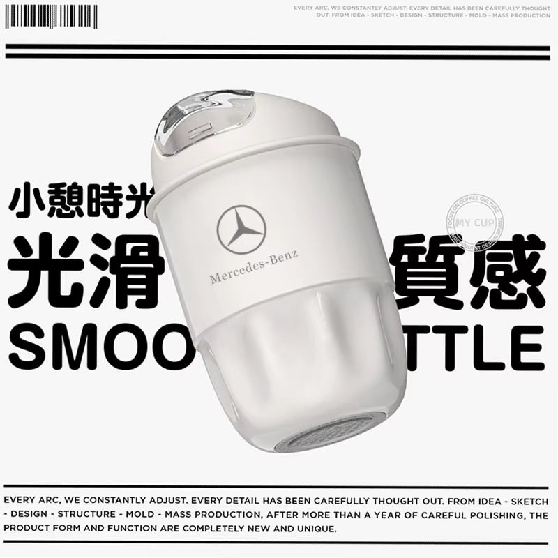 2025 New Car Portable Travel Coffee Cup 316 Stainless Steel Insulated Cup for Mercedes Benz B/C/E/S Class a Class C200L GLC GLK