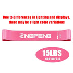 Portable Fitness Workout Equipment Rubber Resistance Bands Yoga Gym Elastic Gum Strength Pilates Crossfit Women Weight Sports